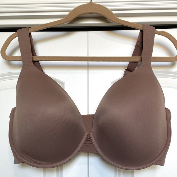 NWOT JoySpun T Shirt BRA Women's Plus size 40DDD Underwire Full Coverage Brown - Picture 1 of 7